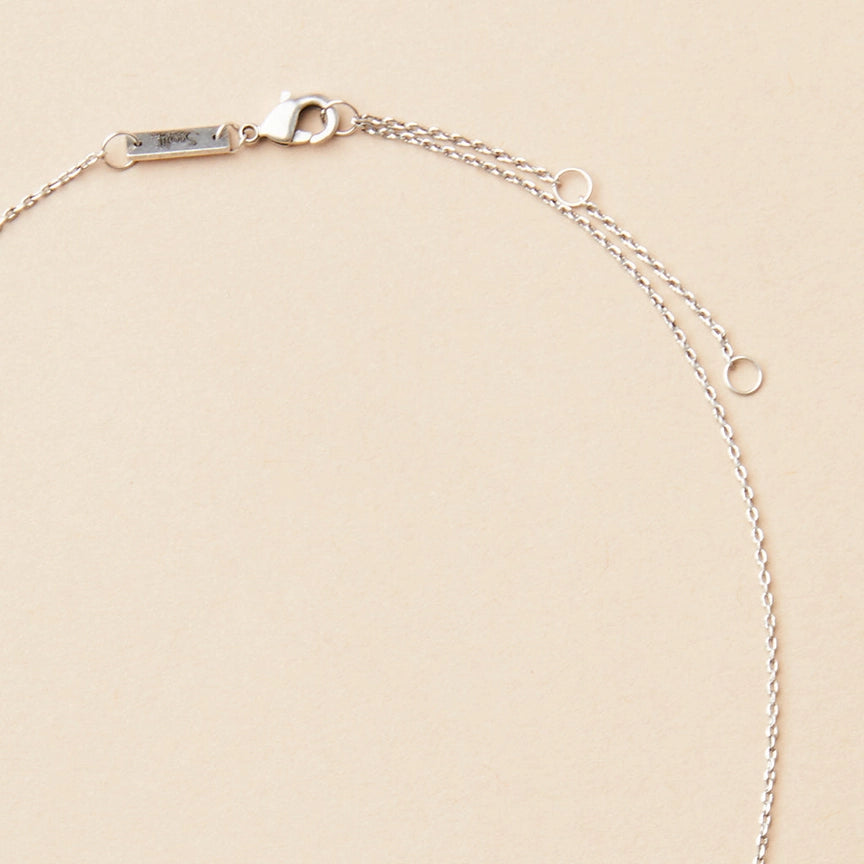 Scout Refined Silver Crescent Necklace