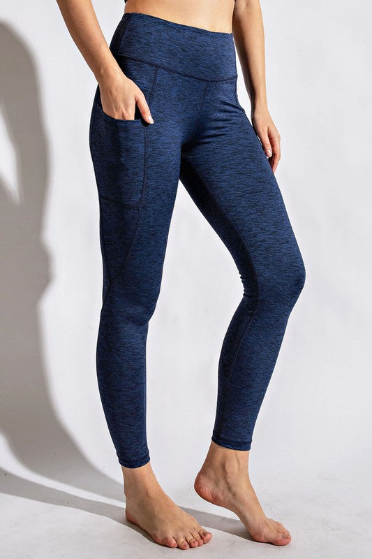 Two Tone Full Length Yoga Leggings
