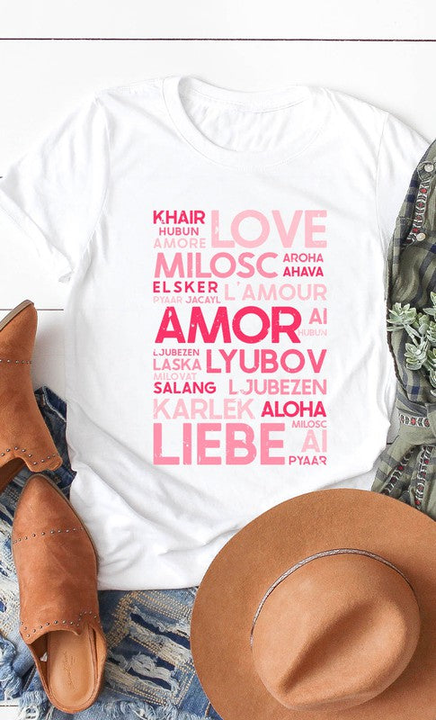 Love Languages Graphic Tee