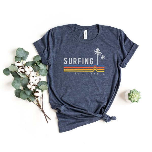 Surfing California Short Sleeve Graphic Tee