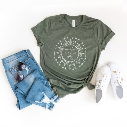 Love By The Moon Short Sleeve Graphic Tee