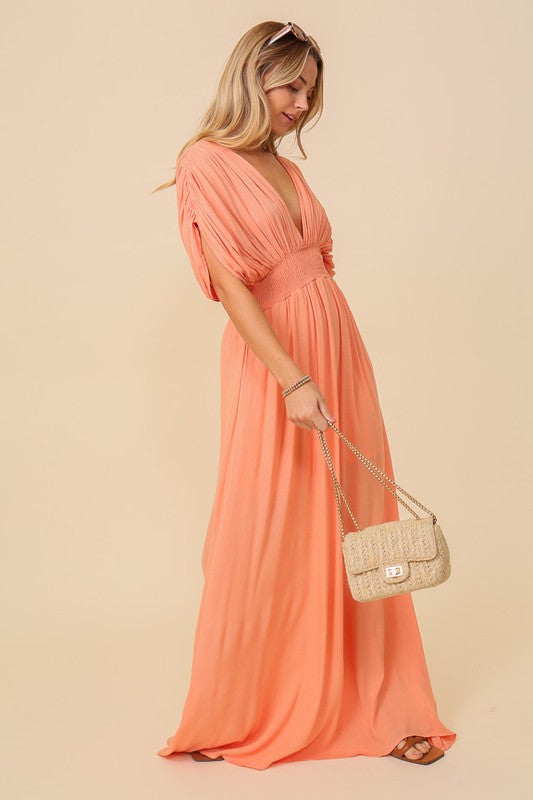 Spring Summer Vacation Maxi Sundress