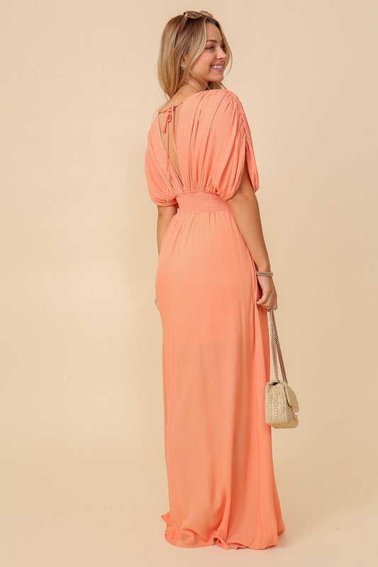 Spring Summer Vacation Maxi Sundress