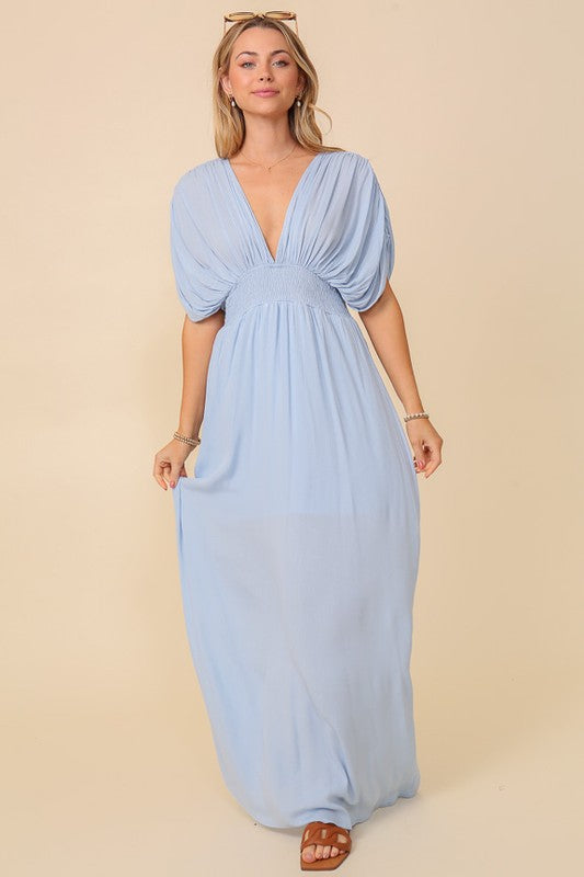 Spring Summer Vacation Maxi Sundress