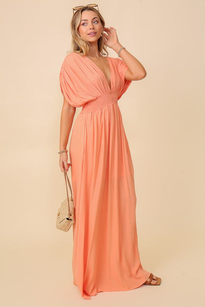 Spring Summer Vacation Maxi Sundress