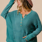 BiBi Thumb Opening Long Sleeve Top with Kangaroo Pocket