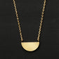 Scout Refined Gold Half Moon Necklace