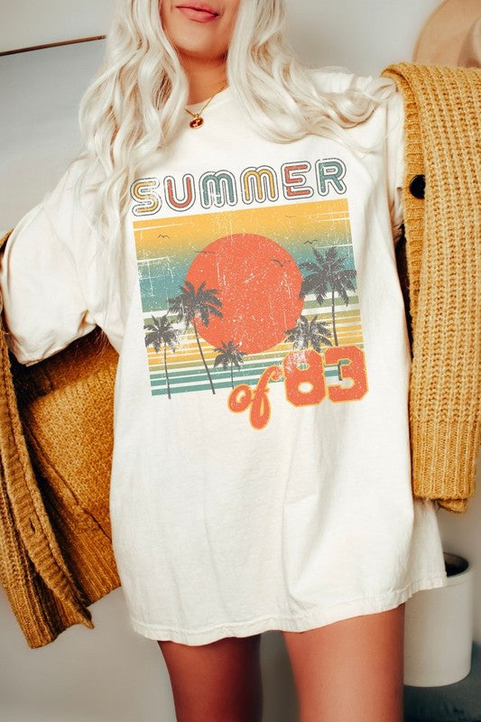 Summer of 83 Oversized Graphic Tee