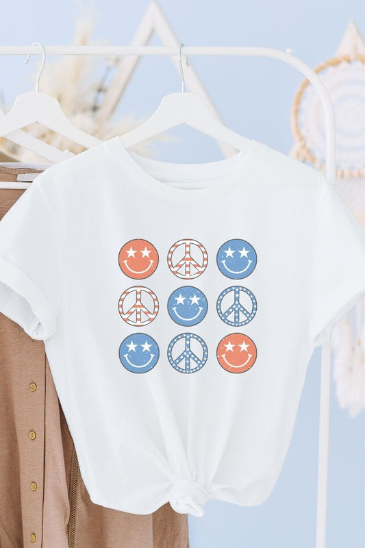 Independence Day Peace Graphic Tee