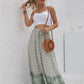 Womens Print Maxi Skirt