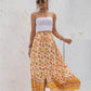 Womens Print Maxi Skirt