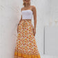 Womens Print Maxi Skirt