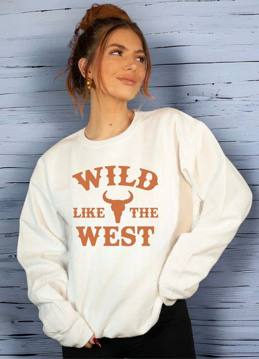 Wild Like The West Crewneck Sweatshirt