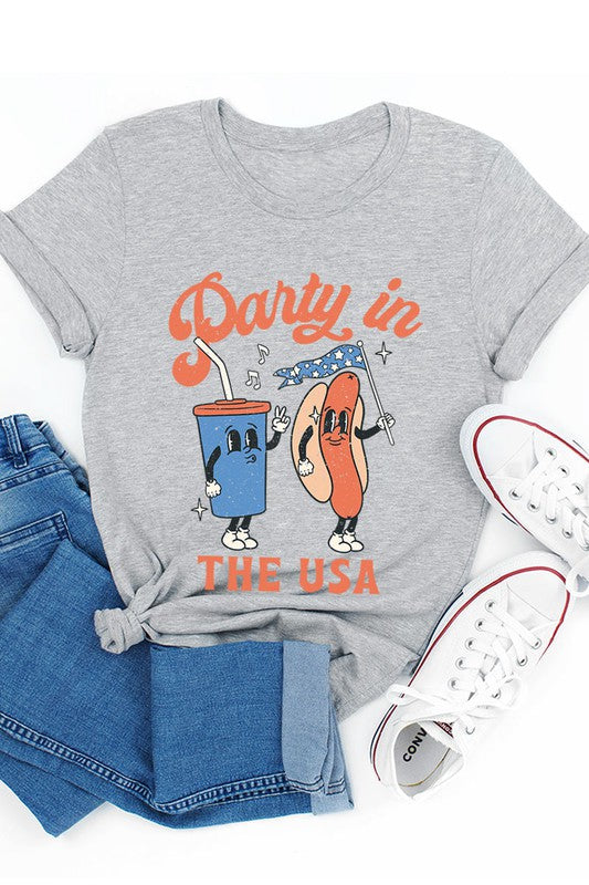 Party In The USA Unisex Graphic Tee Shirt