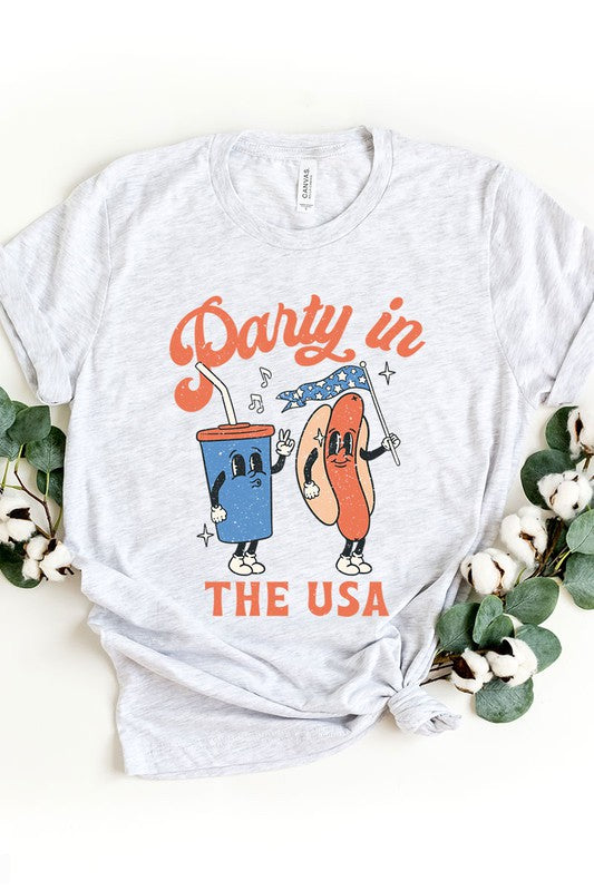 Party In The USA Unisex Graphic Tee Shirt